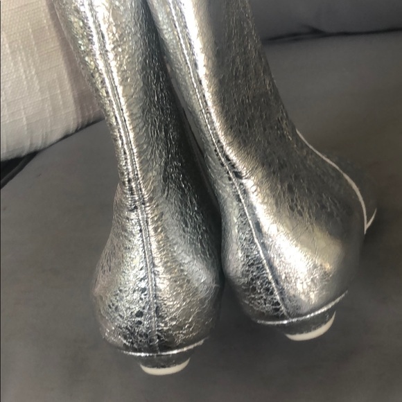 (Sold) Jeffrey Campbell Galaxie Bootie Silver - Picture 8 of 8